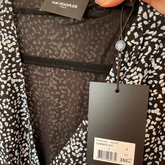 The Kooples Long Blue Dress - NWT - Picture 6 of 7